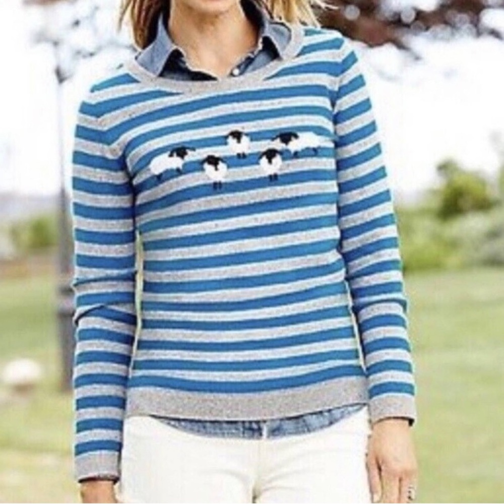 Talbots petite medium sheep sweater